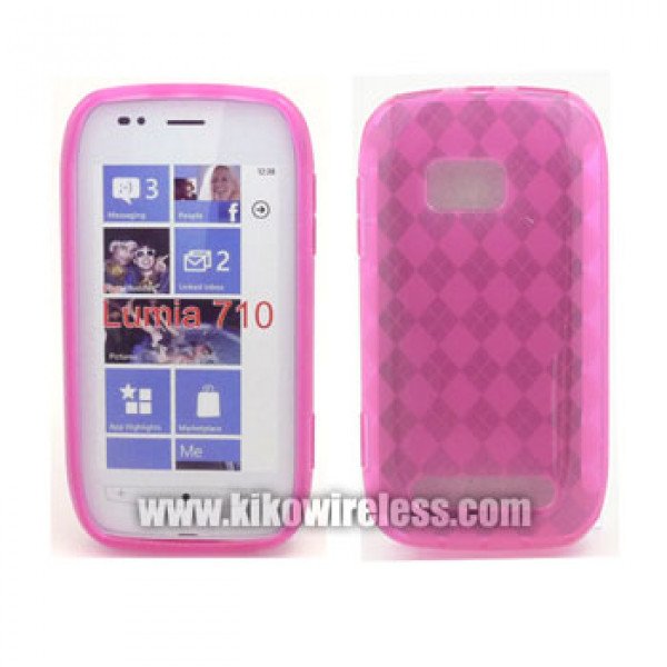 Wholesale Gel Case  for Nokia Lumia 710(Pink)